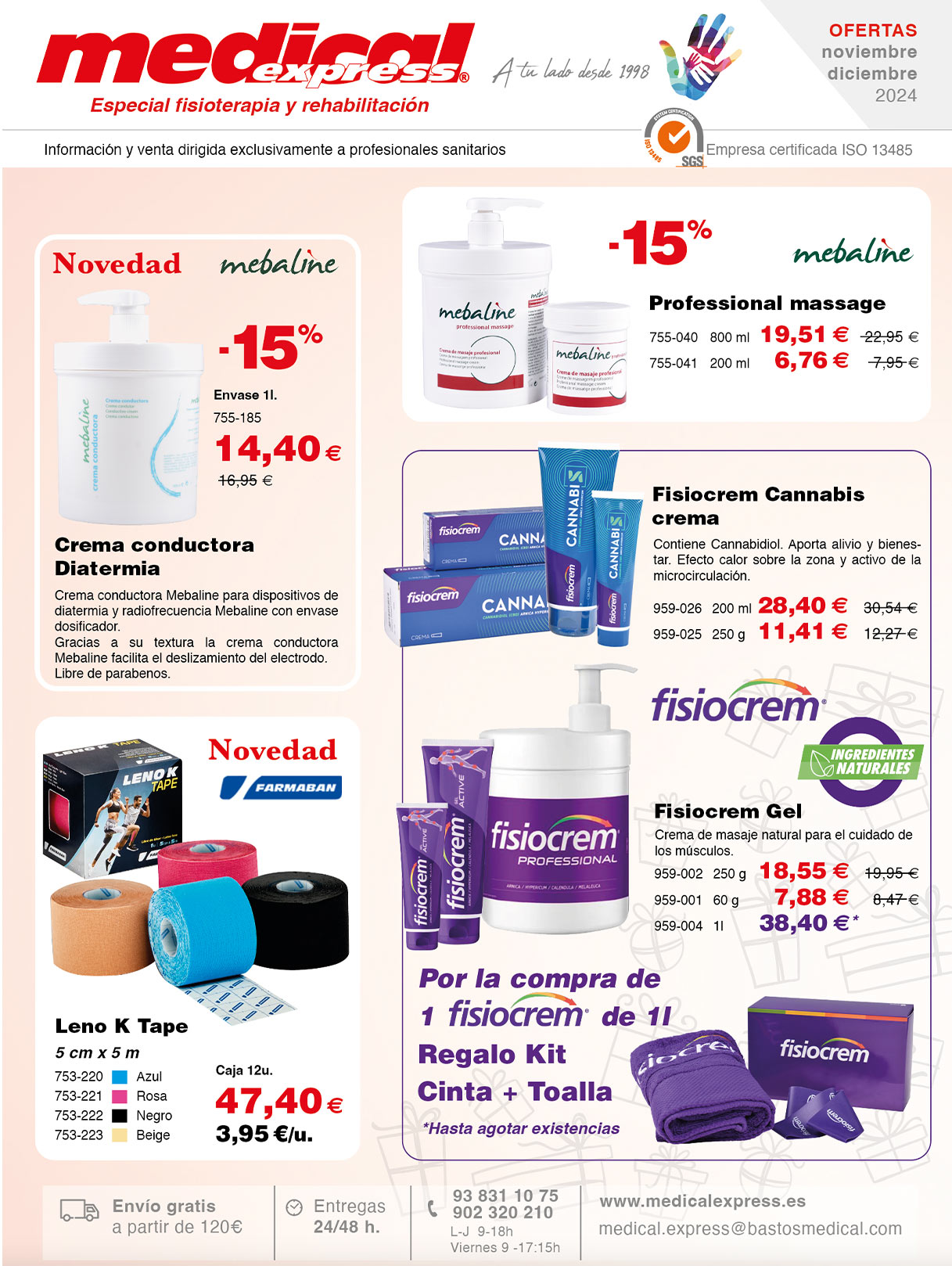  Ofertas Noviembre-Diciembre Fisioterapia